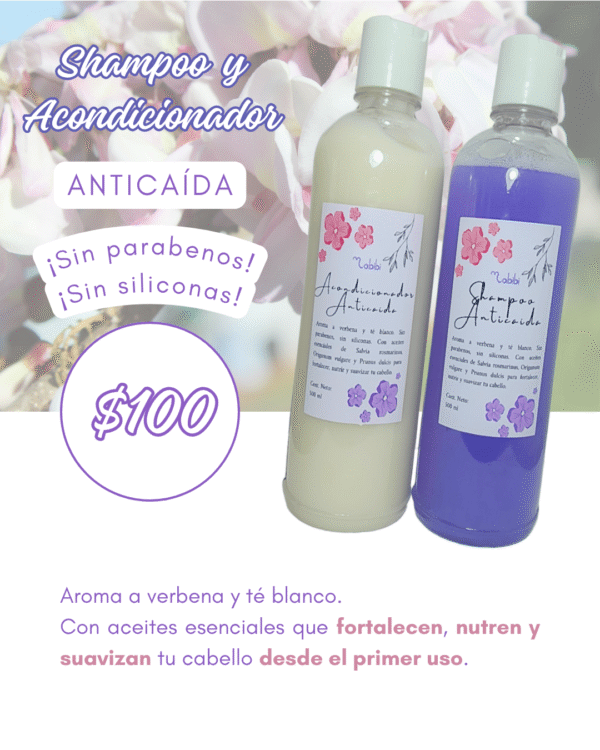 Shampoo y Acondicionador Anticaída