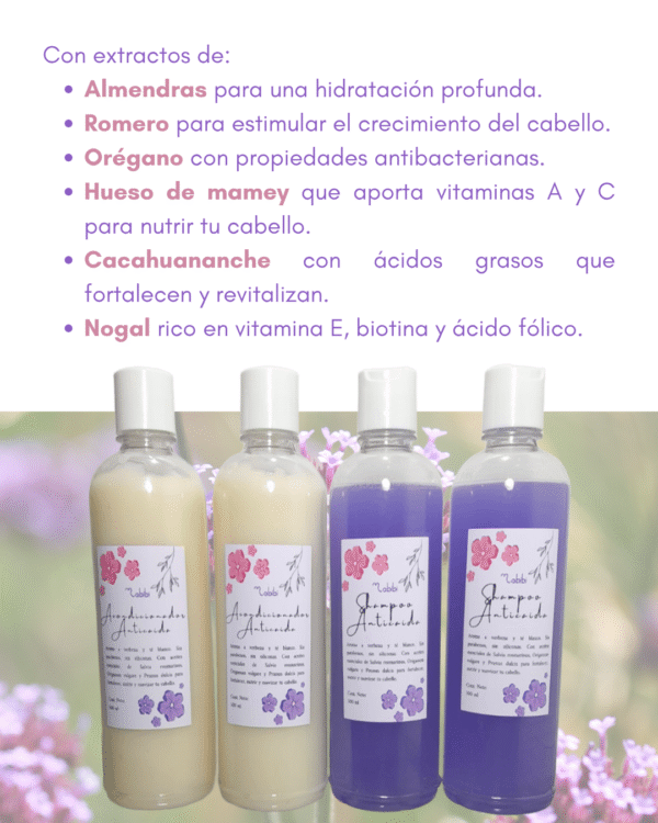 Shampoo y Acondicionador Anticaída