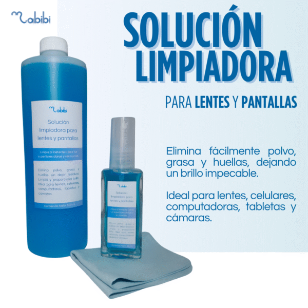 LentesWeb Solución Limpiadora de Lentes y Pantallas